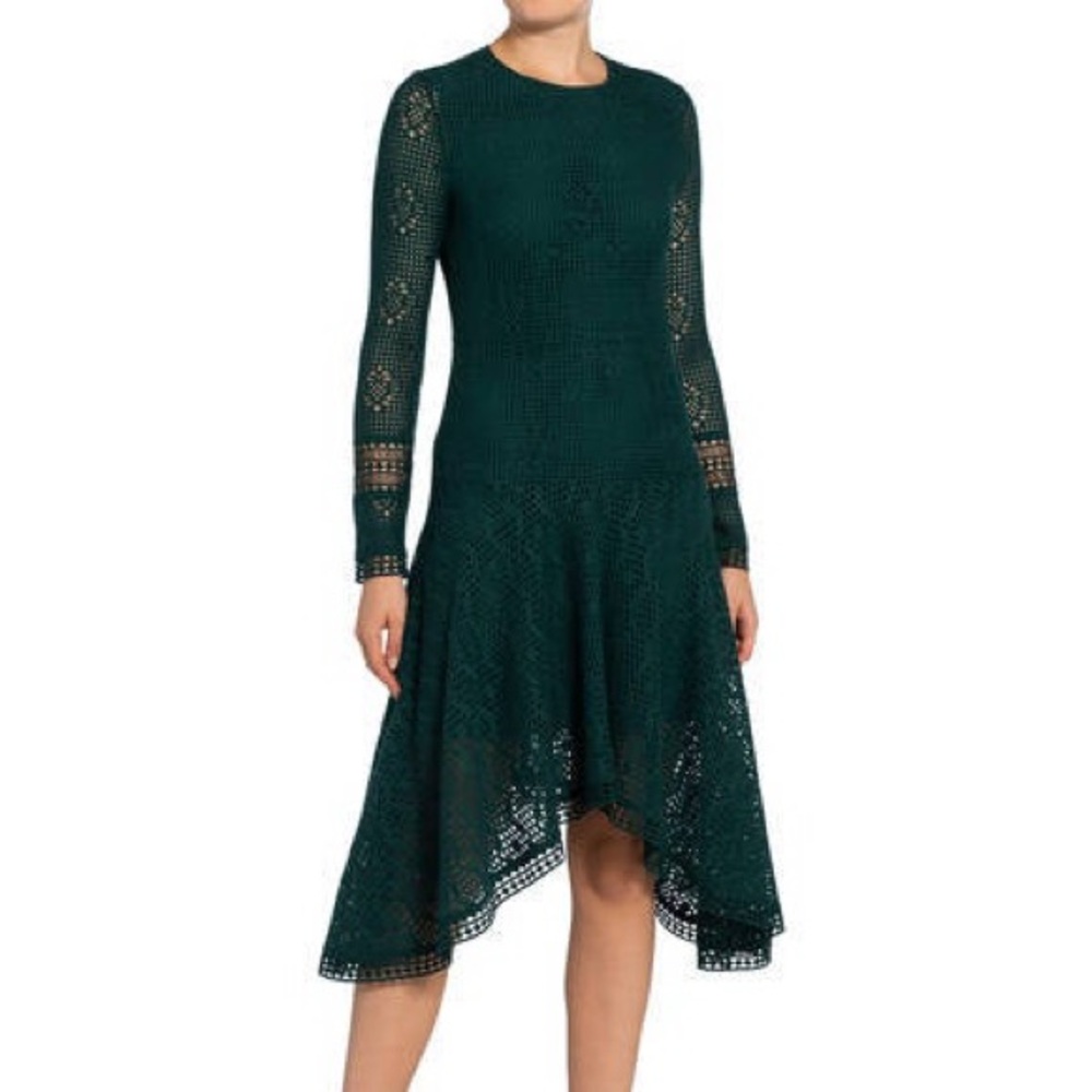 See By Chloe Green Crochet/Knit Dress Size Small